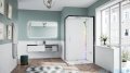 Novellini Glax 1 2.0 kabina z sauną parową 120x80 prawa czarna G212P120DM5-1HH