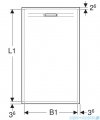 Geberit Sestra brodzik 120x80cm biały 550.254.00.2