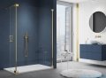 SanSwiss Cadura Gold Line kabina Walk in 100cm prawa ze ścianką ruchomą  CADUOD1001207