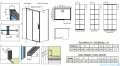 Radaway Idea Black Kdj Factory kabina prysznicowa 140x110 lewa czarny mat/szkło przejrzyste 387044-54-55L/387053-54-55R