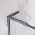 Radaway Modo F SL Brushed Gunmetal II kabina Walk-in 85x201,6cm lewa Szczotkowany Grafit szkło przejrzyste 10419085-92-01L