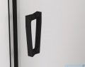 SanSwiss Cadura Black Line drzwi wahadłowe 140cm dwuczęściowe profile czarny mat CA2C1400607