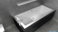 Riho Lugo wanna prostokąta 190x90cm z hydromasażem FLOW lewa B136010005