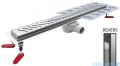 Wiper New Premium Revers Odpływ liniowy z kołnierzem 100 cm syfon drop 50 mat 500.0255.03.100