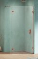 New Trendy Eventa Copper Shine kabina walk-in 80x200 cm jednoelementowa z dodatkową ścianką przejrzyste miedź połysk EXK-6533
