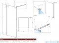 Radaway Modo New II kabina Walk-in 75x200 szkło przejrzyste 389075-01-01