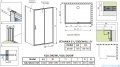 Radaway Premium Pro Black Kdj kabina 150x75cm prawa czarny mat/szkło przejrzyste 1015150-54-01R/1016075-54-01