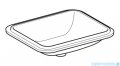 Geberit VariForm Umywalka bez przelewu 58x49cm szkliwiony spód 500.767.01.2