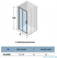 Novellini Kali AH kabina kwadratowa 100x100 profile czarne KALIAH96L-1H/KALIAH96L-1H