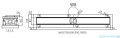 Schedpol Base-Low odpływ liniowy z maskownicą Stamp 60x8x6,5cm OLSP60/ST-LOW