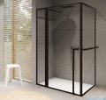 Riho Lucid GD203 kabina prysznicowa z wieszakiem 130x90cm czarna G005023121