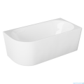 The North Bath Calia wanna wolnostojąca przyścienna prawa 150x75cm + syfon Klik-klak 6845-1501R