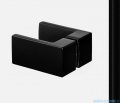 New Trendy Avexa Black kabina prostokątna 100x80x200 cm przejrzyste lewa EXK-1586