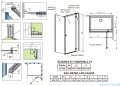 Radaway Essenza 8 Black Kdj kabina 120x110cm prawa czarny mat/szkło przejrzyste 10480812-01-01R/10470337-54-01R/10113110-01-01