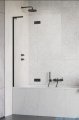 Radaway Essenza 8 SL Black PND II parawan nawannowy 120cm lewy czarny mat/przejrzyste 10500120-54-01L