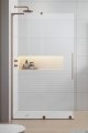 Radaway Furo SL Brushed Copper kabina Walk-in 90x200cm lewa szczotkowana miedź 10306488-93-01L/10110444-01-01