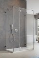 Radaway Essenza Pro Brushed Nickel Kdj+S kabina 70x90x70cm lewa szczotkowany nikiel 10097390-91-01L/10098070-01-01/10098070-01-01