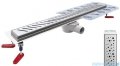 Wiper New Premium Mistral Odpływ liniowy z kołnierzem 80 cm syfon drop 50 szlif 500.0169.02.080