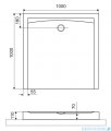 Excellent Forma Compact X brodzik kwadratowy 100x100 cm struktura, czarny mat BREX.1402.100.100.BLC