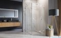 Radaway Essenza Pro White Kdd kabina 80x90cm przejrzyste 10096080-04-01L/10096090-04-01R