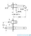Grohe Bateria umywalkowa 2-otworowa Grandera chrom wysięg 234mm 19930000
