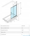 Excellent Liner parawan rozsuwany 110x140 cm czarny KAEX.2930.1100.LP