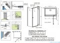 Radaway Essenza 8 Black Kdj kabina 120x100cm prawa czarny mat/szkło przejrzyste 10480812-01-01R/10470337-54-01R/10113100-01-01