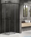 New Trendy Prime Black kabina kwadratowa 90x90x200 cm przejrzyste D-0314A/D-0315A