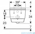Geberit urządzenie WC z funkcją higieny intymnej AquaClean Mera Classic, wisząca miska WC biała 146202111