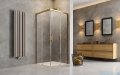 Radaway Idea Gold Kdd kabina 80x80cm złoty połysk/szkło przejrzyste 387061-09-01L/387061-09-01R