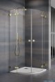 Radaway Essenza Pro Brushed Gold Pdd kabina 80x80cm szczotkowane złoto 10095080-99-01L/10095080-99-01R