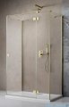 Radaway Essenza Brushed Gold Kdj+S kabina 100x80x100cm prawa szczotkowane złoto 1384052-01-01/1385021-9901R/1384052-01-01