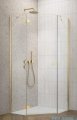 Radaway Essenza Gold Ptj kabina pięciokątna 80x100cm lewa szkło przejrzyste 1385010-09-01L/1385054-01-01
