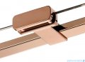 New Trendy Eventa Copper Shine kabina walk-in 100x80x200 cm z dodatkową ścianką przejrzyste miedź połysk EXK-6548/EXK-6553