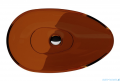 Besco Neya Earth Rust + syfon chrom umywalka nablatowa 60x35x15cm #UMN-60-ERC