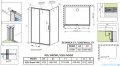 Radaway Premium Pro Black Kdj kabina 100x90cm lewa czarny mat/szkło przejrzyste 1015100-54-01L/1016090-54-01