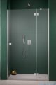 Radaway Essenza 8 Brushed Nickel Dwj drzwi wnękowe 120cm prawe szczotkowany nikiel/szkło przejrzyste 10480812-01-01R/10460337-91-01R