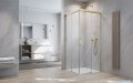 Radaway Idea Kdd Brushed Gold kabina 90x120cm szczotkowane złoto 387060-99-01L/387064-99-01R