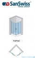 SanSwiss Top-Line TOPAC Wejście narożne 60-90cm profil srebrny Prawe TOPDSM10107