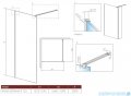 Radaway Modo X II kabina Walk-in 125x200 szkło przejrzyste 10mm 389325-01-01