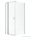 Radaway Nes Kdj II Brushed Nickel kabina 80x90cm lewa szczotkowany nikiel 10032080-91-01L/10039090-01-01