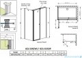 Radaway Eos II KDS Drzwi prysznicowe 90 prawe szkło przejrzyste 3799481-01R