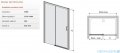 Sanplast Free Zone drzwi przesuwne D2L/FREEZONE 140x190 cm lewe przejrzyste 600-271-3190-38-401