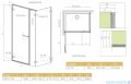 Radaway Arta Kds I kabina 130x70cm lewa szkło przejrzyste 386820-03-01L/386102-03-01L/386109-03-01