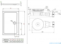 Radaway Fuenta New KDJ-B kabina prysznicowa 80x100 prawa przejrzyste + brodzik Doros D + syfon 384081-01-01R/384052-01-01/SDRD1080-01