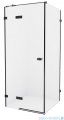 New Trendy Avexa Black kabina prostokątna 80x70x200 cm przejrzyste lewa EXK-1560