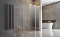 Radaway Idea Gold Kdj kabina 140x120cm prawa złoty połysk/szkło przejrzyste 387044-09-01R/387054-09-01L