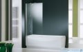 Novellini Parawan 1-częściowy Aurora1 85x150cm srebrny szkło aqua AURORAN185-2B