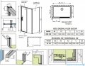 Radaway Idea Black Kds kabina prysznicowa 130x120 lewa czarny mat/szkło przejrzyste 10115130-54-01L/10117120-01-01 