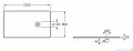 Roca Terran 120x80cm brodzik prostokątny konglomeratowy Beżowy AP1014B032001650